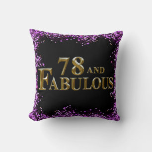 Coussin 78e anniversaire 