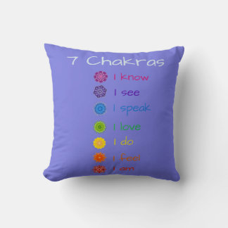Coussin 7 chakras