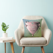Coussin 7e année Mariage Anniversaire du cuivre vert (Chaise)