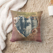 Coussin 7e anniversaire du Mariage Coppery Photo Rose (Couverture)