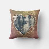Coussin 7e anniversaire du Mariage Coppery Photo Rose (Verso)