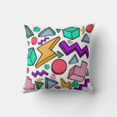 Coussin 80s esthétique Vintage rétro (Verso)