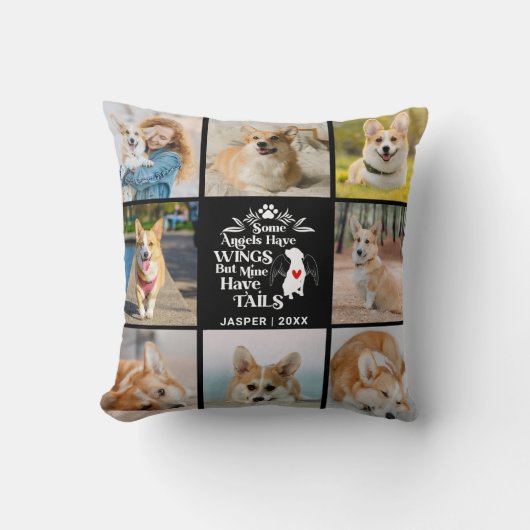 Coussin 8 Photo Collage Animaux de compagnie Chien Perte S (Recto)