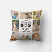 Coussin 8 Photo Collage Pet Memorial Remembrance  (Verso)