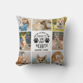 Coussin 8 Photo Collage Pet Memorial Remembrance  (Recto)