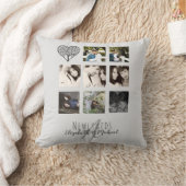Coussin 8 x PHOTO COLLAGE Newlywed Personalized WEDDING (Couverture)