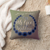 Coussin 9e anniversaire Mariage de Lapis Lazuli (Couverture)