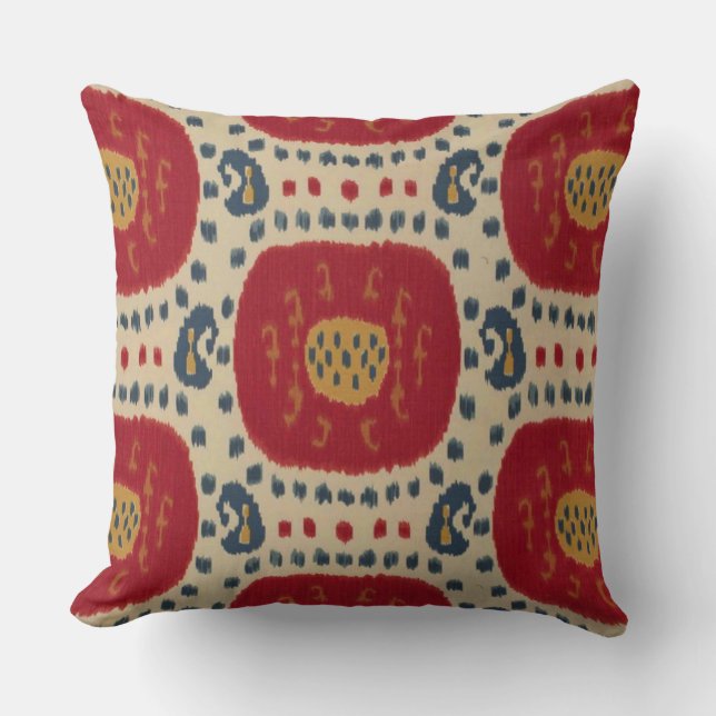 Coussin à accent Gulkurpa Ikat (Recto)