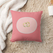 Coussin à anneau rose Mariage (Couverture)