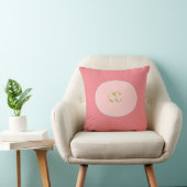 Coussin à anneau rose Mariage (Chaise)