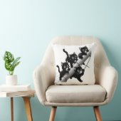 Coussin A beautiful and cute design for small black cats (Chaise)
