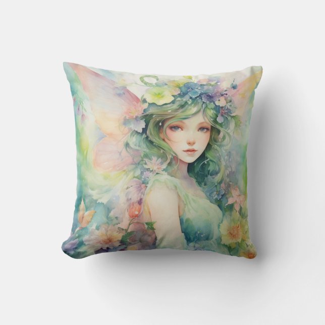 Coussin A Beautiful Spring Fairy (Recto)