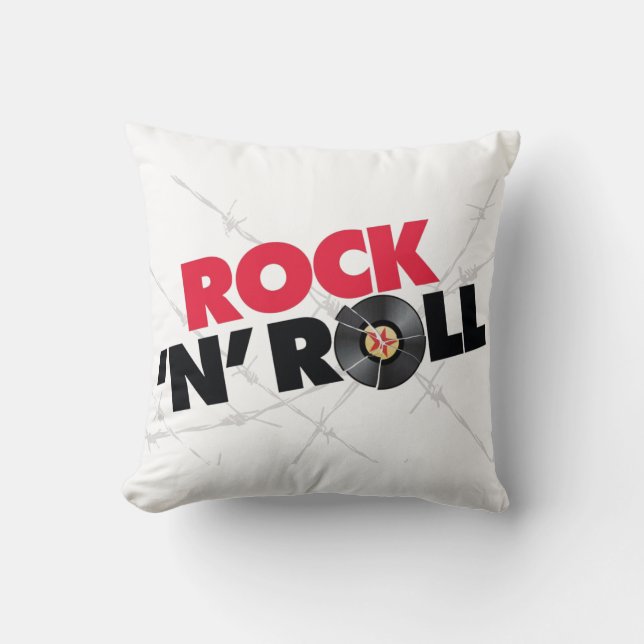 Coussin à côté Rock N Roll 2 (Recto)