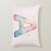 Coussin "A" de naissance personnalisé (Devant(Vertical))