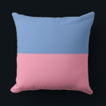 Coussin à deux tons bleu et rose<br><div class="desc">Avant le grand jour si vous n’êtes pas sûr.</div>