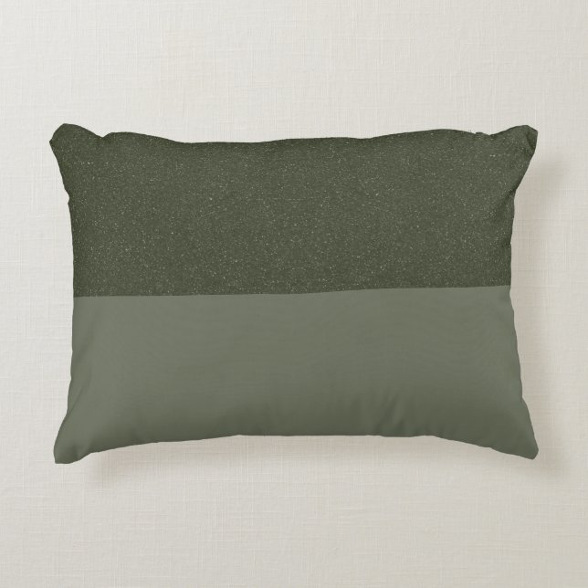 Coussin à double tonalité moderne et personnalisé (Devant)