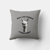 Coussin A étreint un lama (Verso)