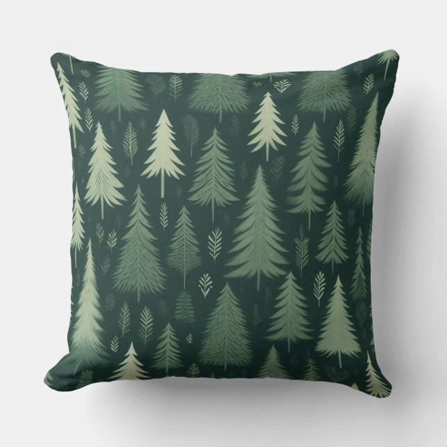 Coussin À feuillage persistant Wonderland (Recto)