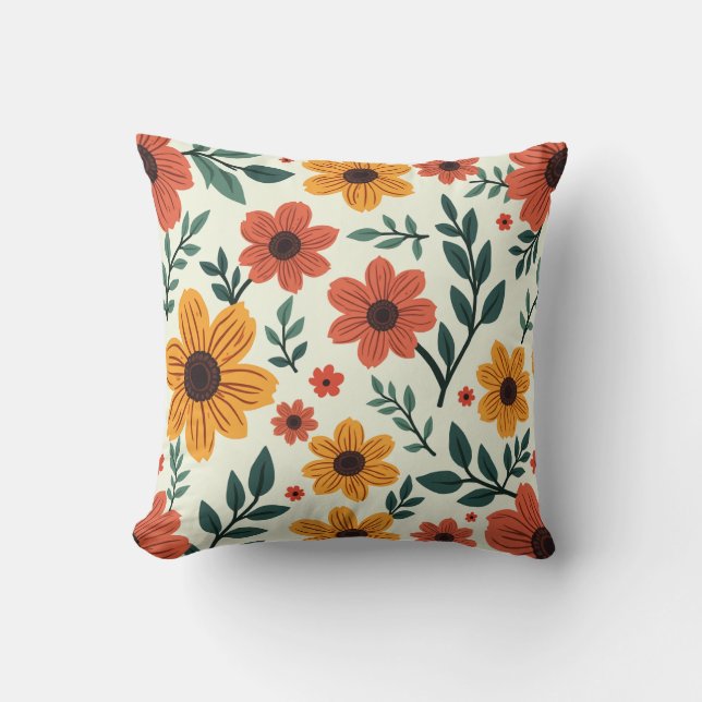 Coussin à fleurs (Recto)