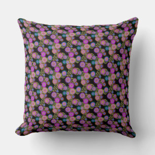 Coussin à fleurs