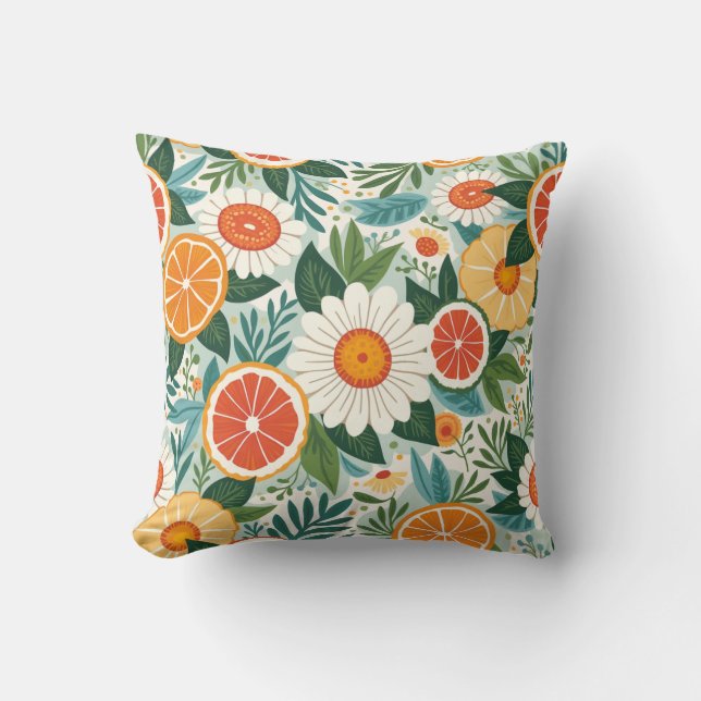 coussin à fleurs de fruits (Recto)