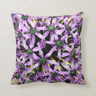 Coussin à fleurs violet Allium 
