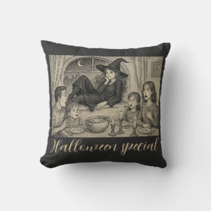 Coussin À Halloween, accueillez les sorcières !