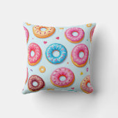 Coussin à impression de beignet (Verso)