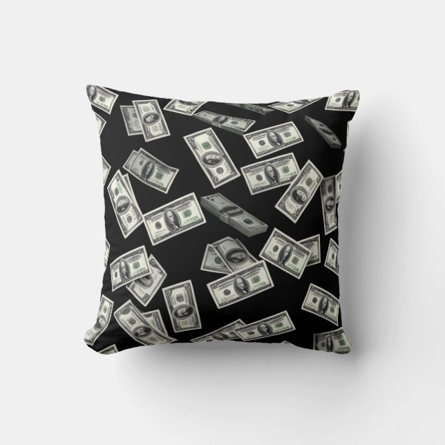 Coussin à jeter Money Maker (Recto)