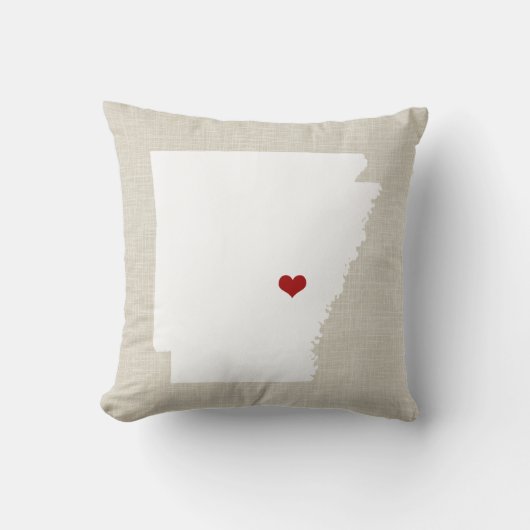 Coussin à la maison 16" de l'État d'origine de (Recto)