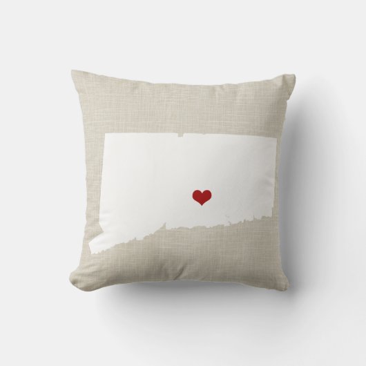 Coussin à la maison 16" de l'État d'origine du (Recto)