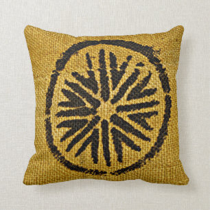 Coussin à la maison africain de décor de tissu d
