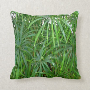Coussin à la maison asiatique en bambou vert de