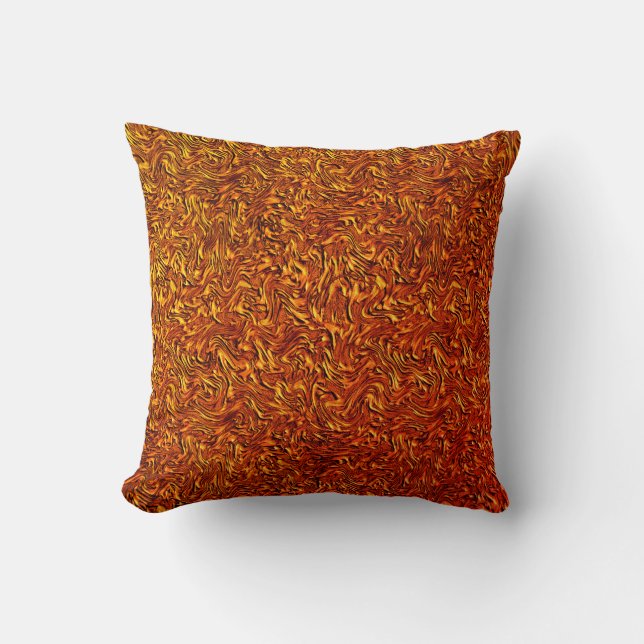 Coussin A l'air de coraux texturés de mur (Recto)