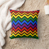 Coussin à lancer arc-en-ciel Zigzag (Couverture)