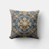 Coussin à lancer bleu impérial 41 x 41 cm (Recto)