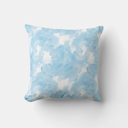 Coussin à lancer de brouillard bleu (Recto)