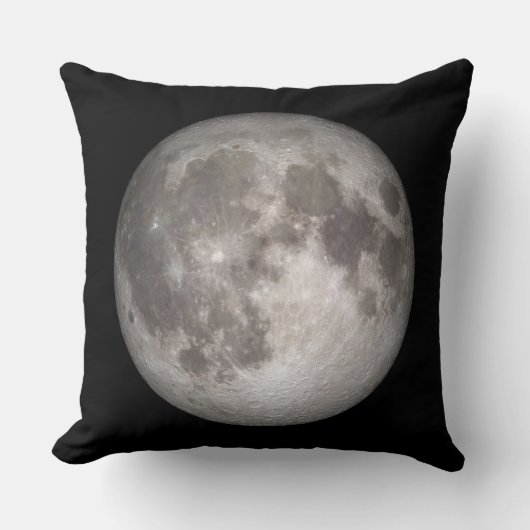 Coussin à lancer de Pleine lune (Recto)