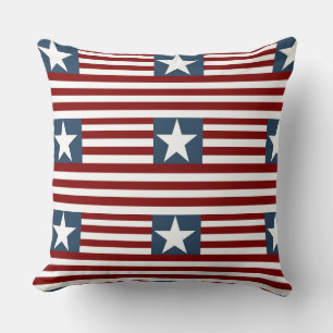 Coussin à lancer - Étoiles et rayures