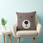 Coussin à lancer Personnaliser - Ours de bébé (Chaise)