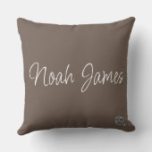 Coussin à lancer Personnaliser - Ours de bébé (Verso)