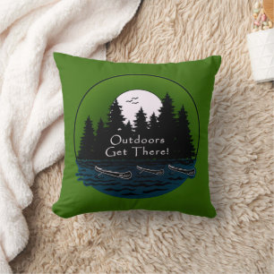 Coussin A L'Extérieur, On Y Trouve Des Canoës