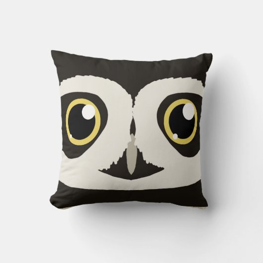 Coussin à lunettes de hibou (Recto)