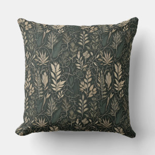 Coussin A lush forest at night