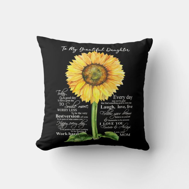 Coussin À ma belle fille (Recto)