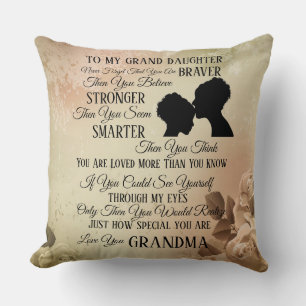 Coussin À Ma Grande-Fille De Maman Jouer L'Oreiller