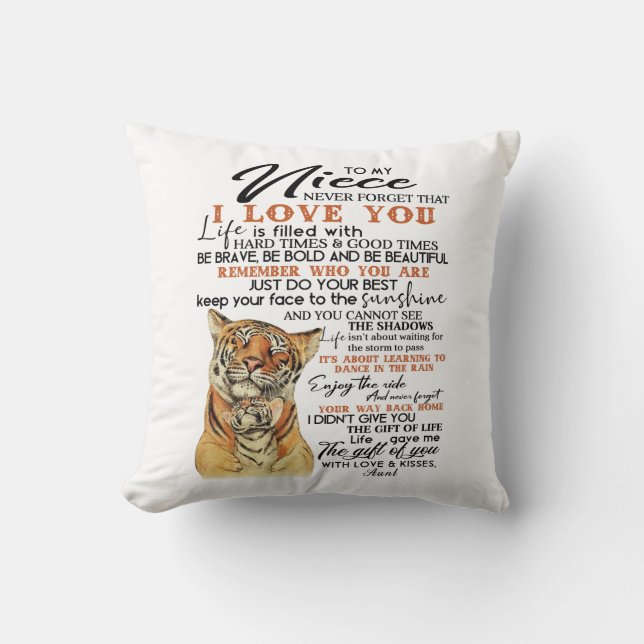 Coussin À ma nièce (Recto)