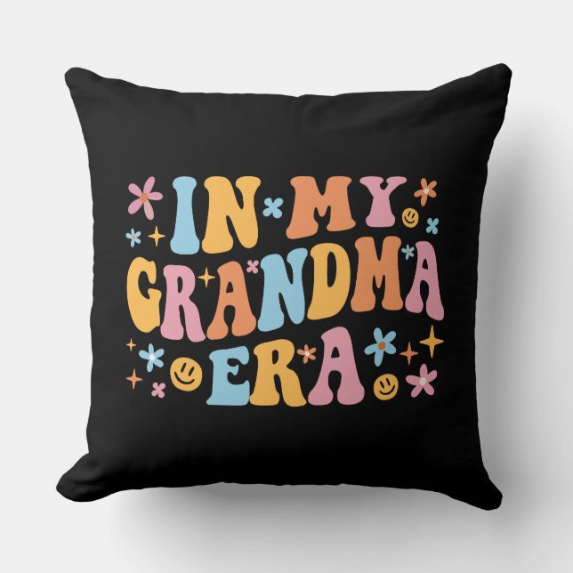 Coussin À mon ère de grand-mère je (Recto)