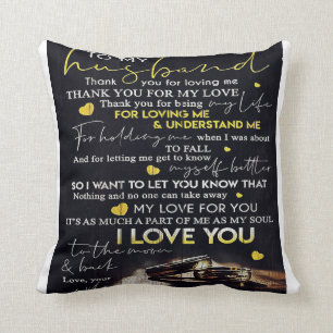 Coussin À mon mari Meilleur Cadeau Pour Mari