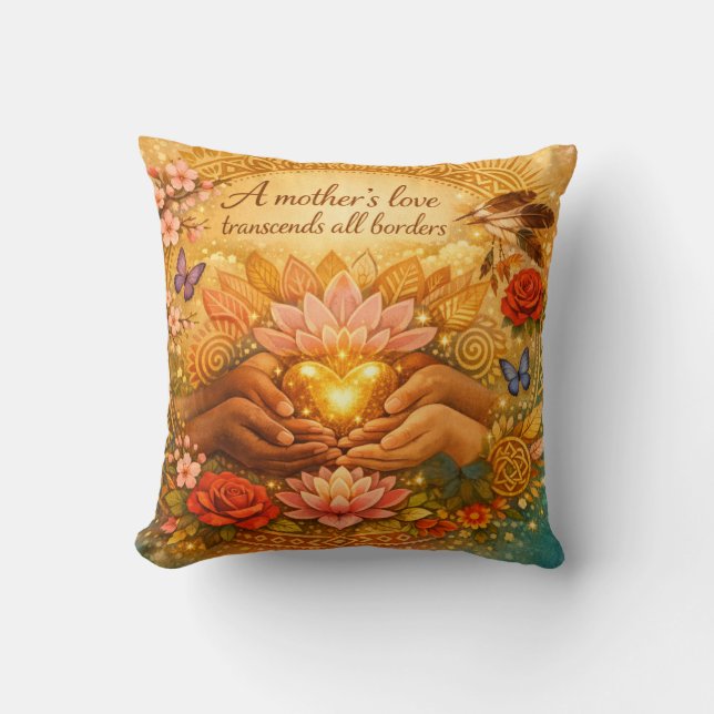Coussin A Mother’s Love — Decorative Pillow (Recto)